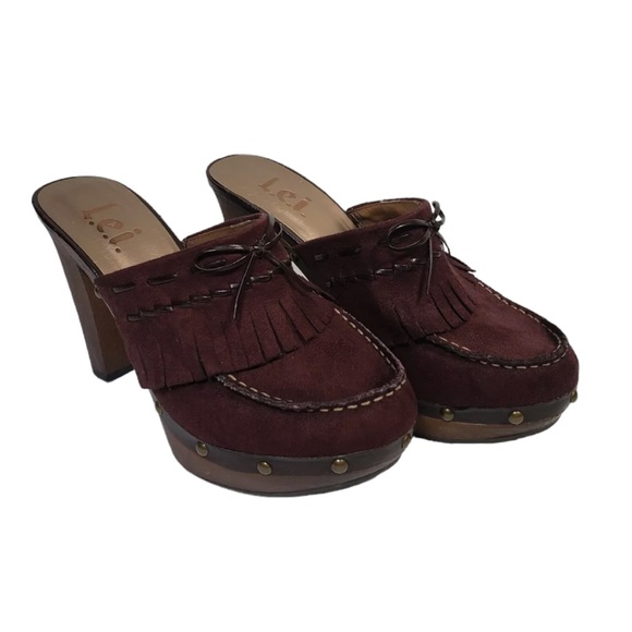 Vintage 90’s Chunky L.e.i. Platform Clogs - Picture 1 of 4